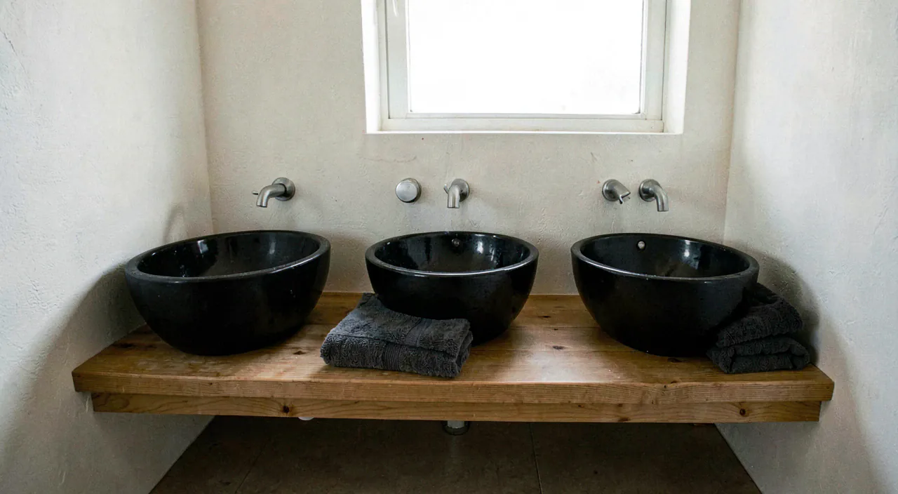 The basin bay at Barometer Hair Co.
